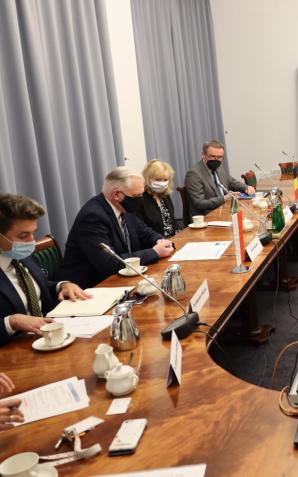 Wicepremier Jarosław Gowin spotkał się z ambasadorami krajów Beneluksu
